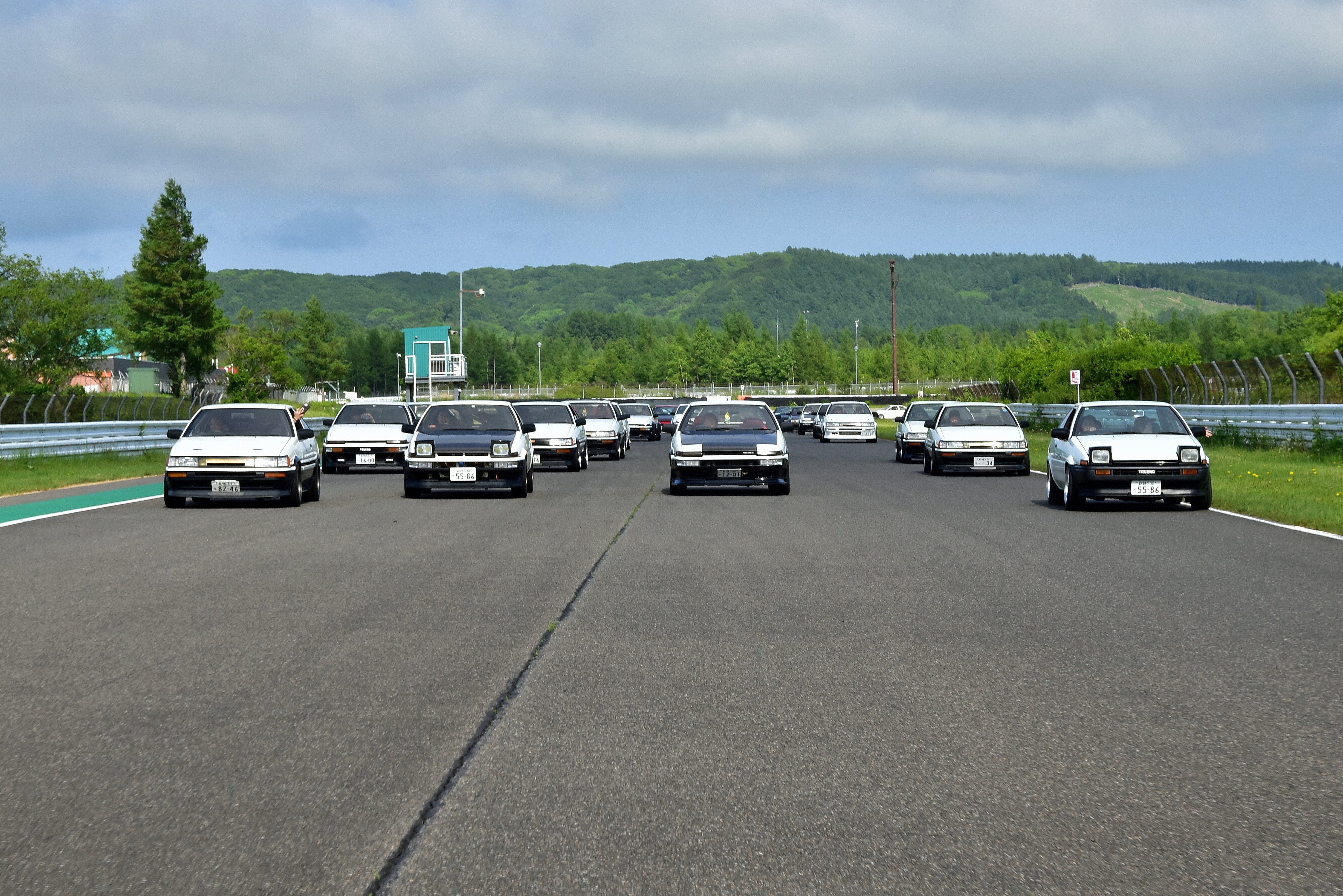 2025年9月28日 AE86&4AGミーティング in十勝スピードウェイ 事前